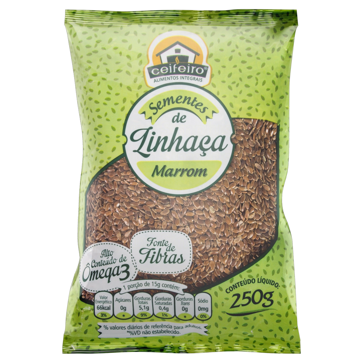 Linhaça Marrom Ceifeiro Pacote 250g