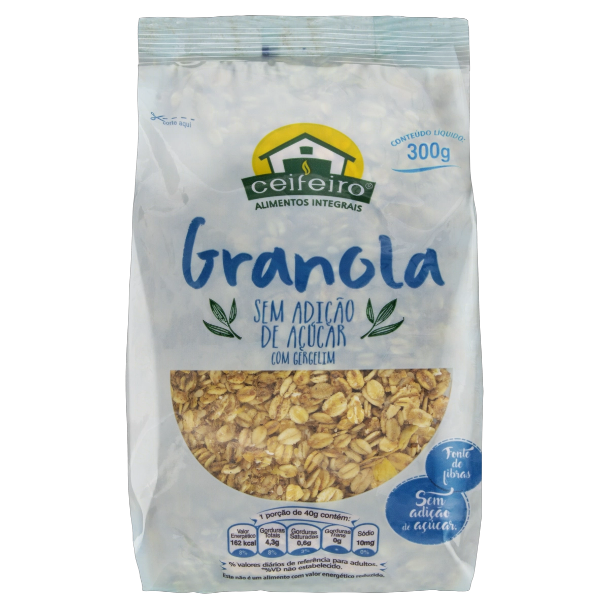 Granola Com Gergelim Ceifeiro Pacote 300g