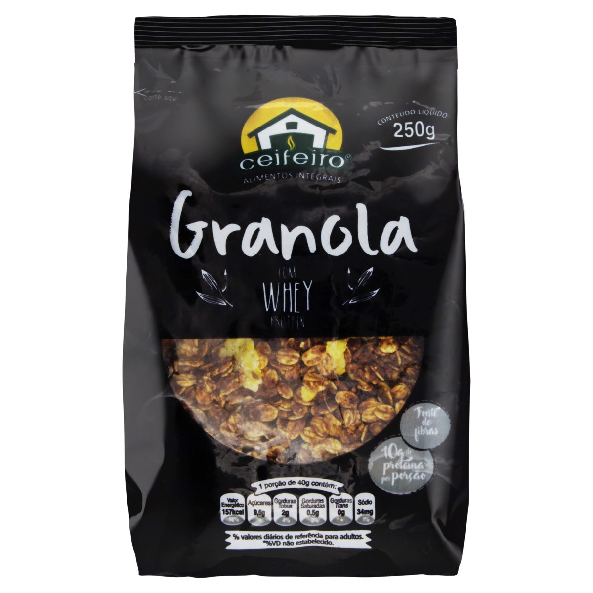 Granola Com Whey Protein Ceifeiro Pacote 250g