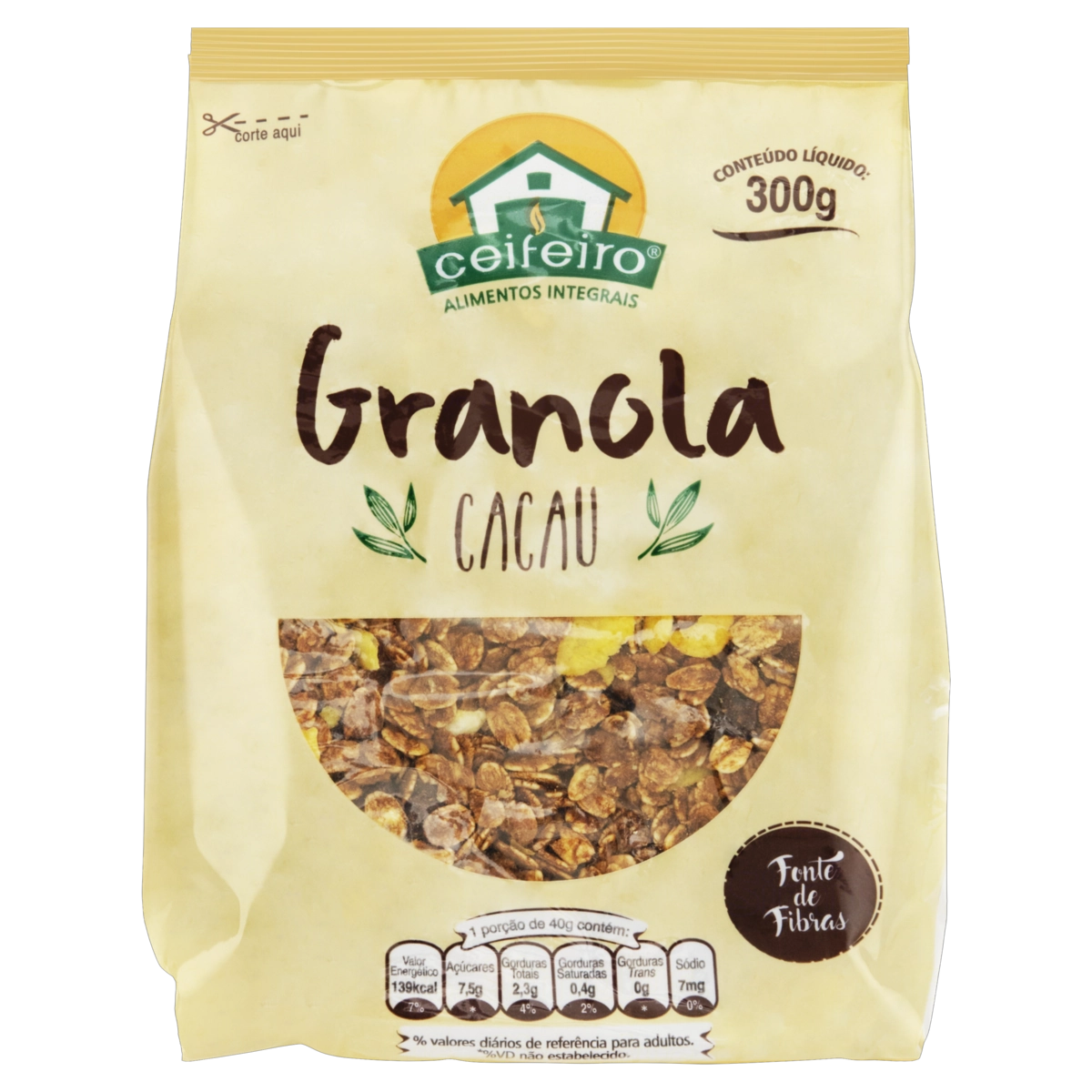 Granola Cacau Ceifeiro Pacote 300g