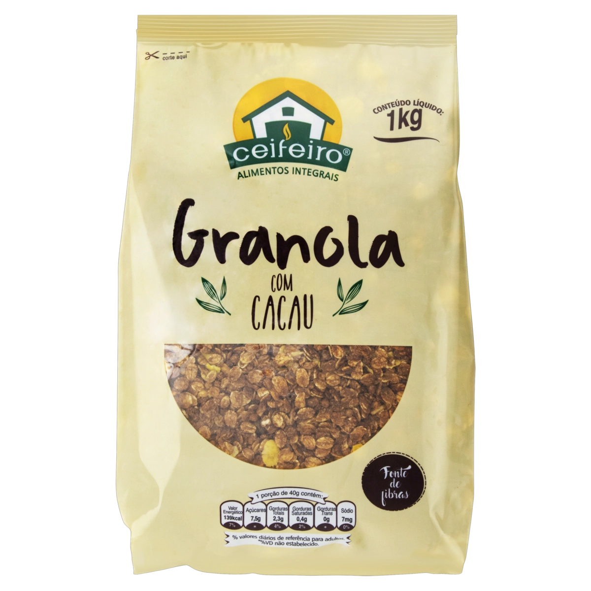 Granola Cacau Ceifeiro Pacote 1kg
