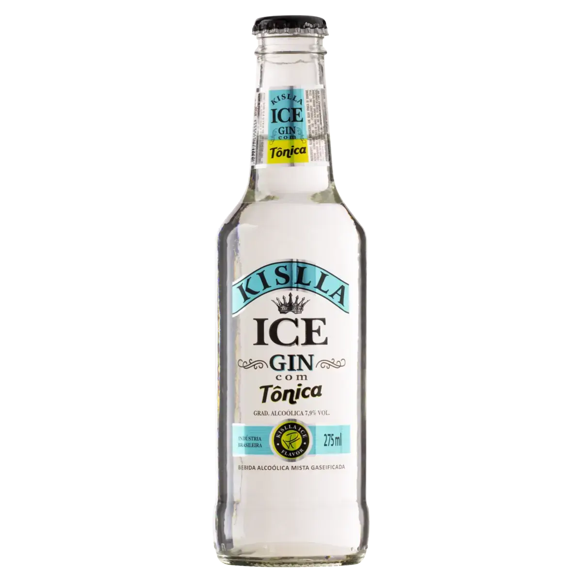 Bebida Mista Alcoólica Gin Com Tônica Kislla Ice Garrafa 275ml