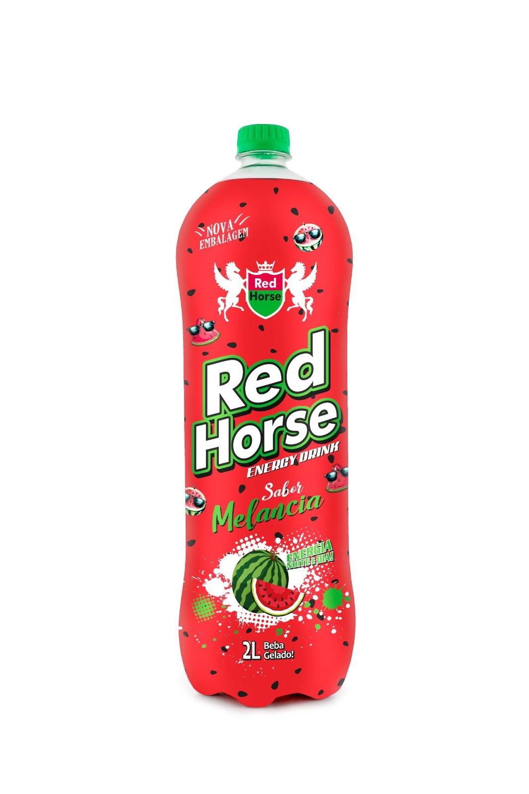 Beb Energ Red Horse Melancia Pet 2l