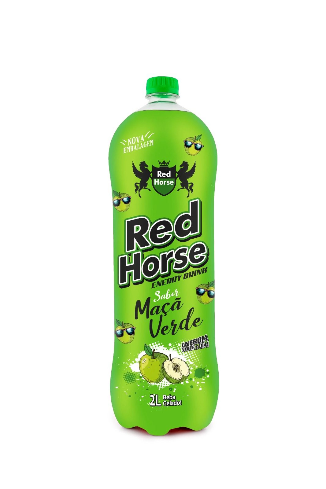 Energético Big Apple Red Horse Garrafa 2l