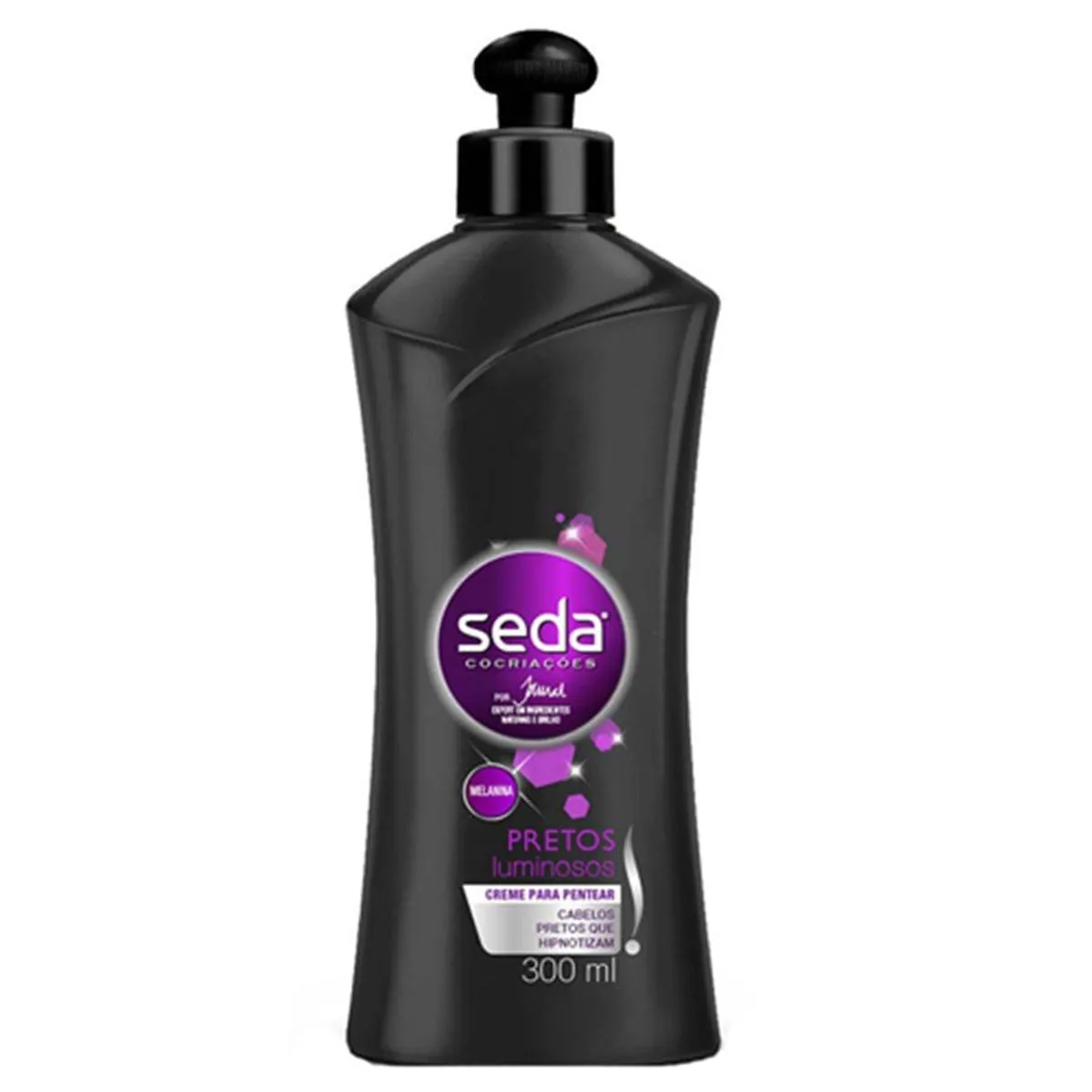 Creme Para Pentear Seda Cocriações Pretos Luminosos Frasco 300ml