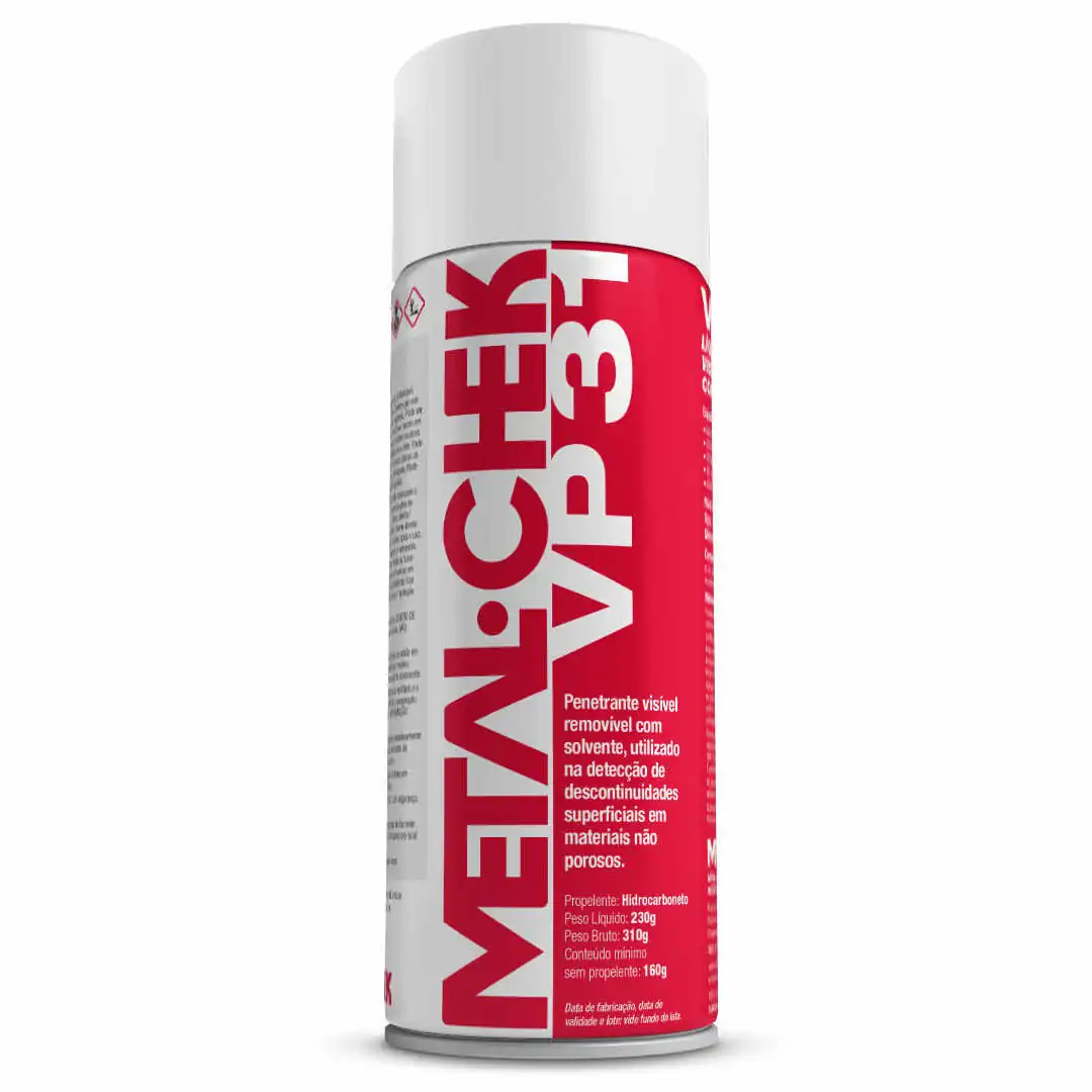 Líquido Penetrante Visível Vp30 Spray 230g Metal-chek
