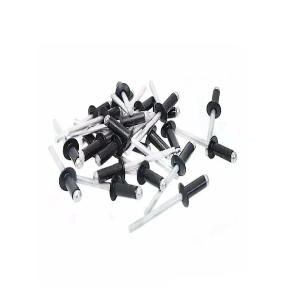 Rebite Repuxo 410 - 4,0x10 - Aluminio Preto Caixa C/1000 Pcs