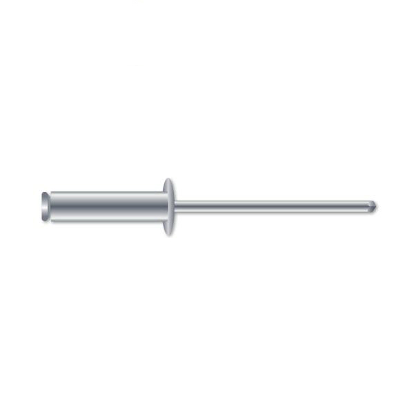 Caixa 1000 Rebites 3,2x12mm Branco N-312