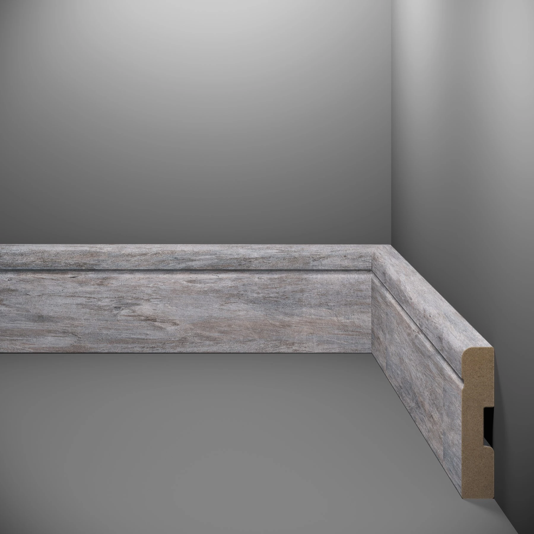 Rodapé Estilo N25 Madeira 240x7cm Eucafloor