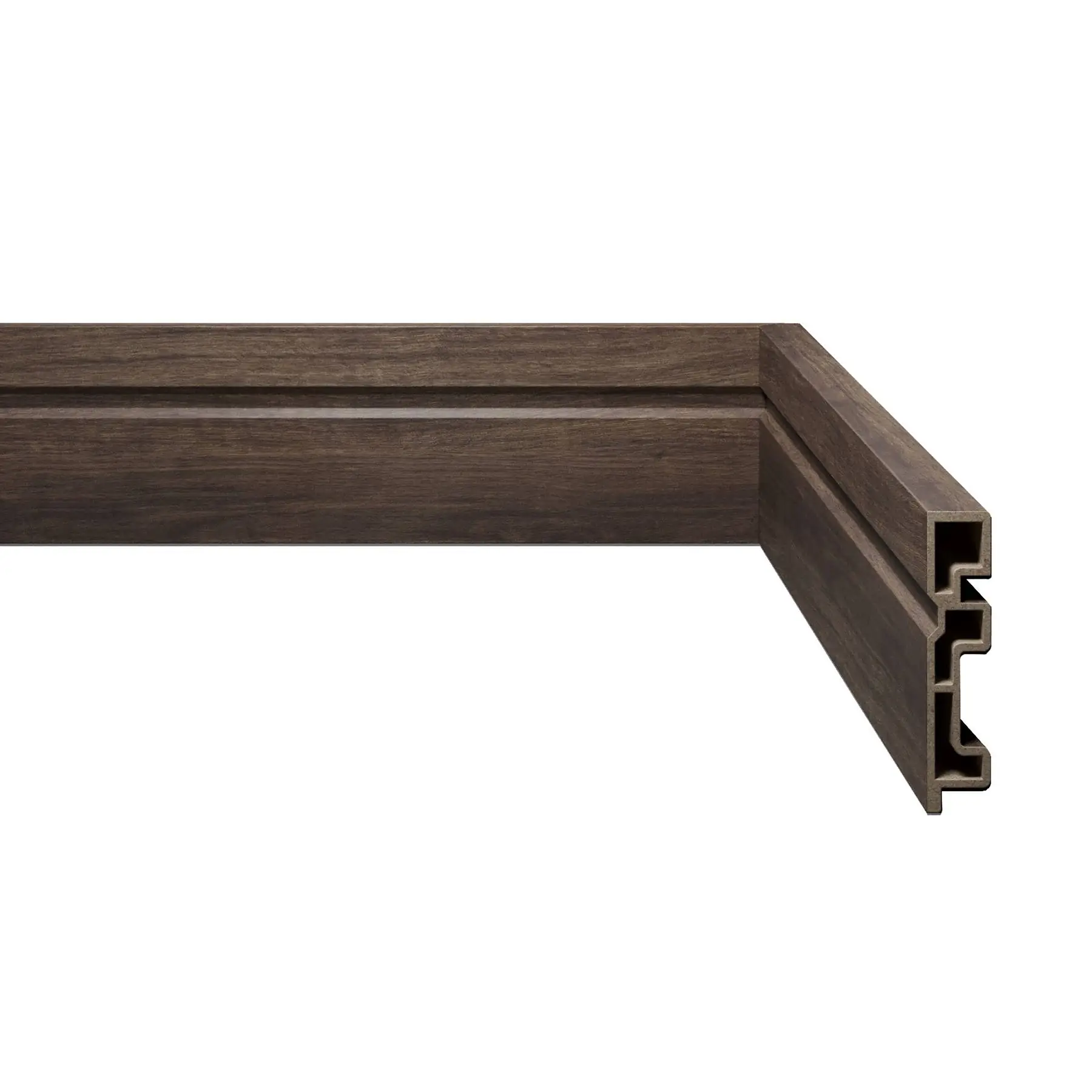 Rodapé com Friso WPC 27 Acqua New 70x240x1,5cm Eucafloor