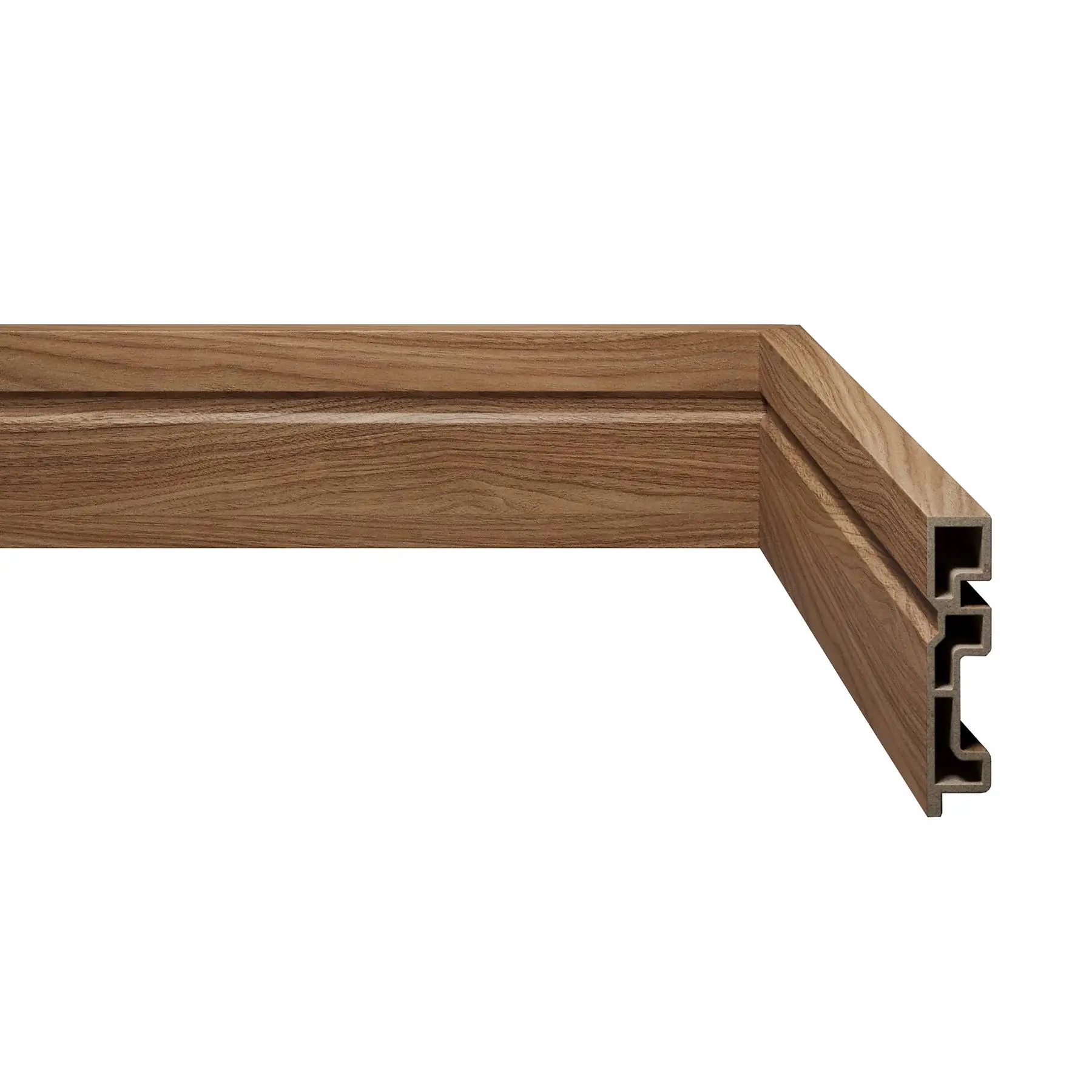 Rodapé com Friso WPC 10 Acqua New 70x240x1,5cm Eucafloor