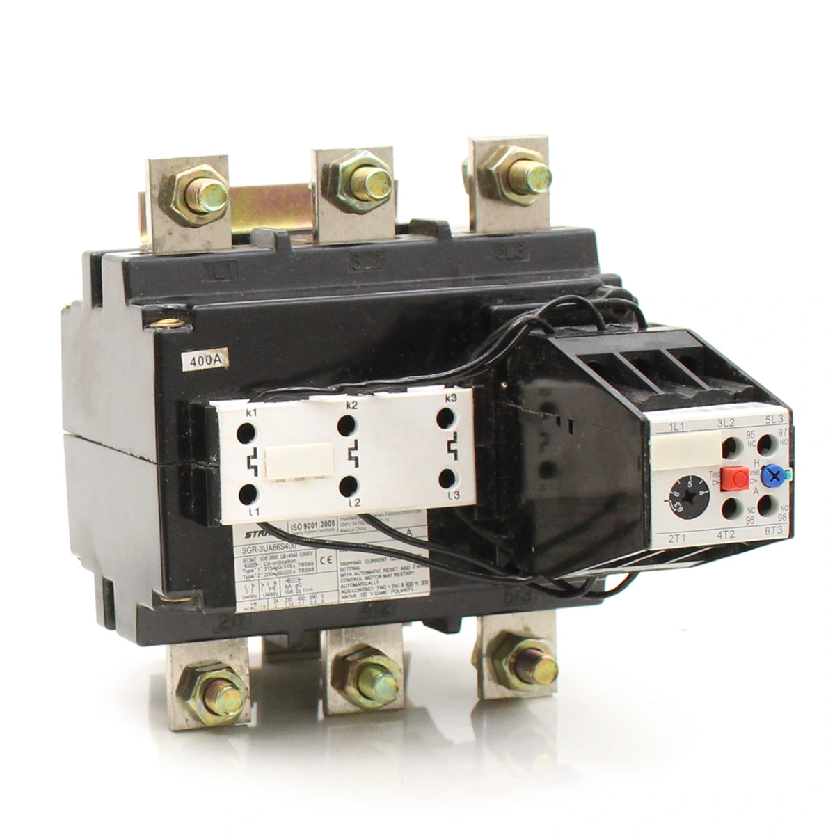 Relé Térmico De Sobrecarga 400a 220v Sgr-3ua66s400 Strahl