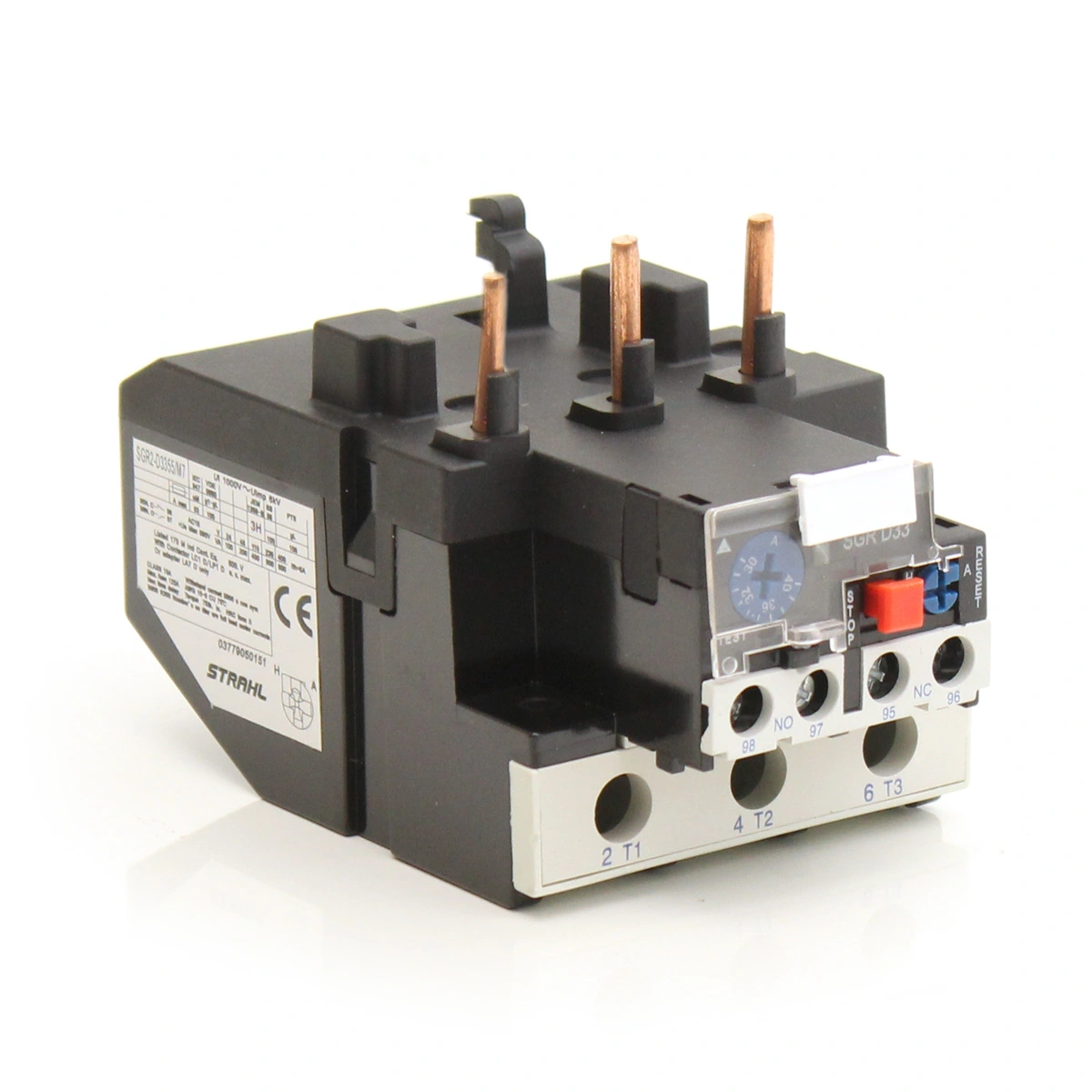 Relé Térmico De Sobrecarga 2,5a 220v Sgr2-d1307/m7 Strahl