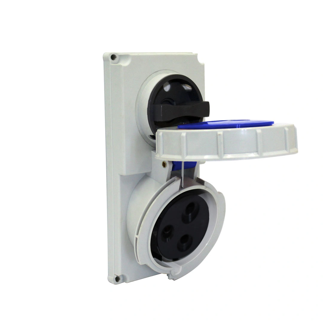 Tomada Embutir Bloqueio Mecânico 2p+t 32a 220/240v Strahl
