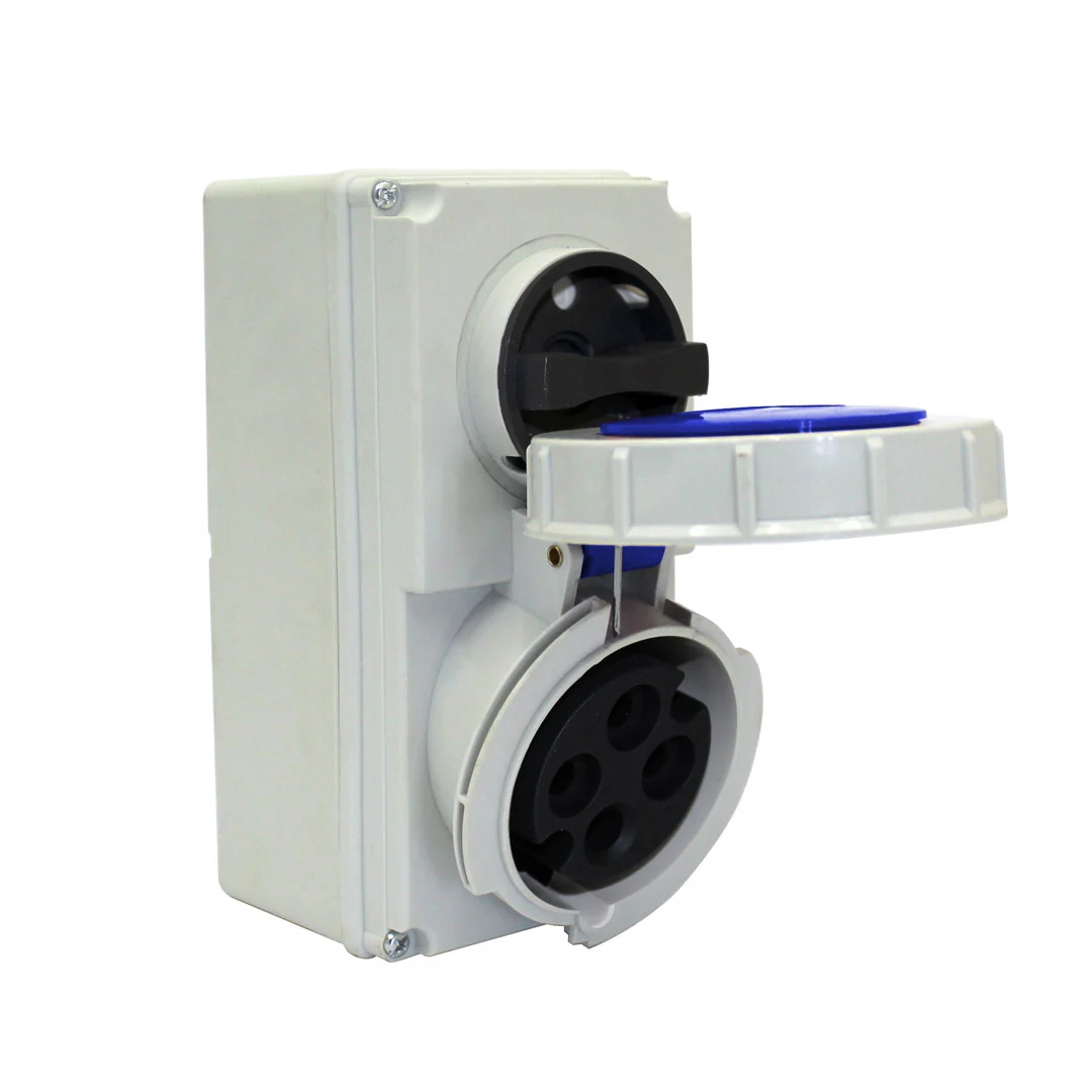 Mining Block Tomada Com Bloqueio Mecânico 3p+t 16a 200/250v Strahl