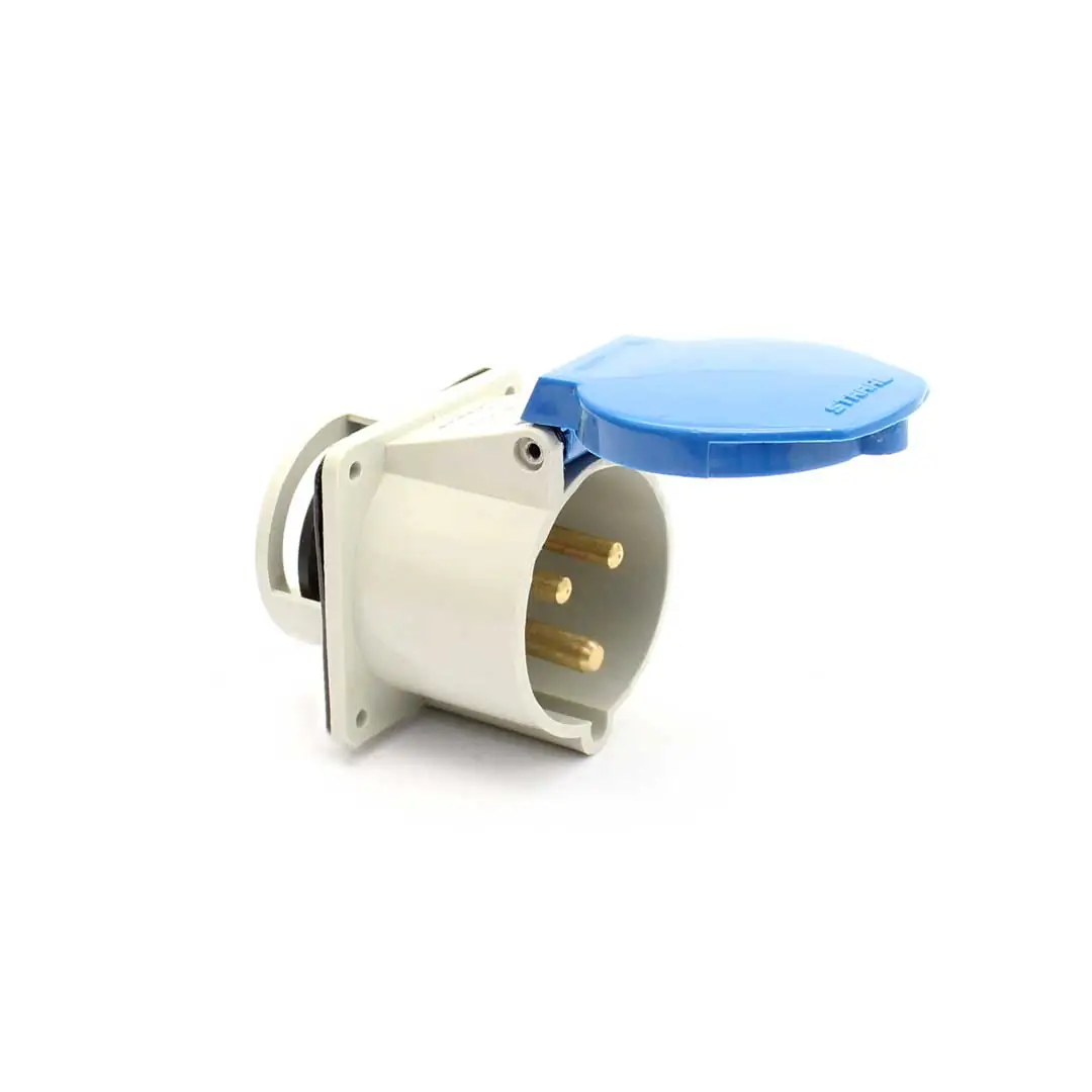 Tomada De Embutir Negativa 2p+t 16a 220/240v Strahl N-3046