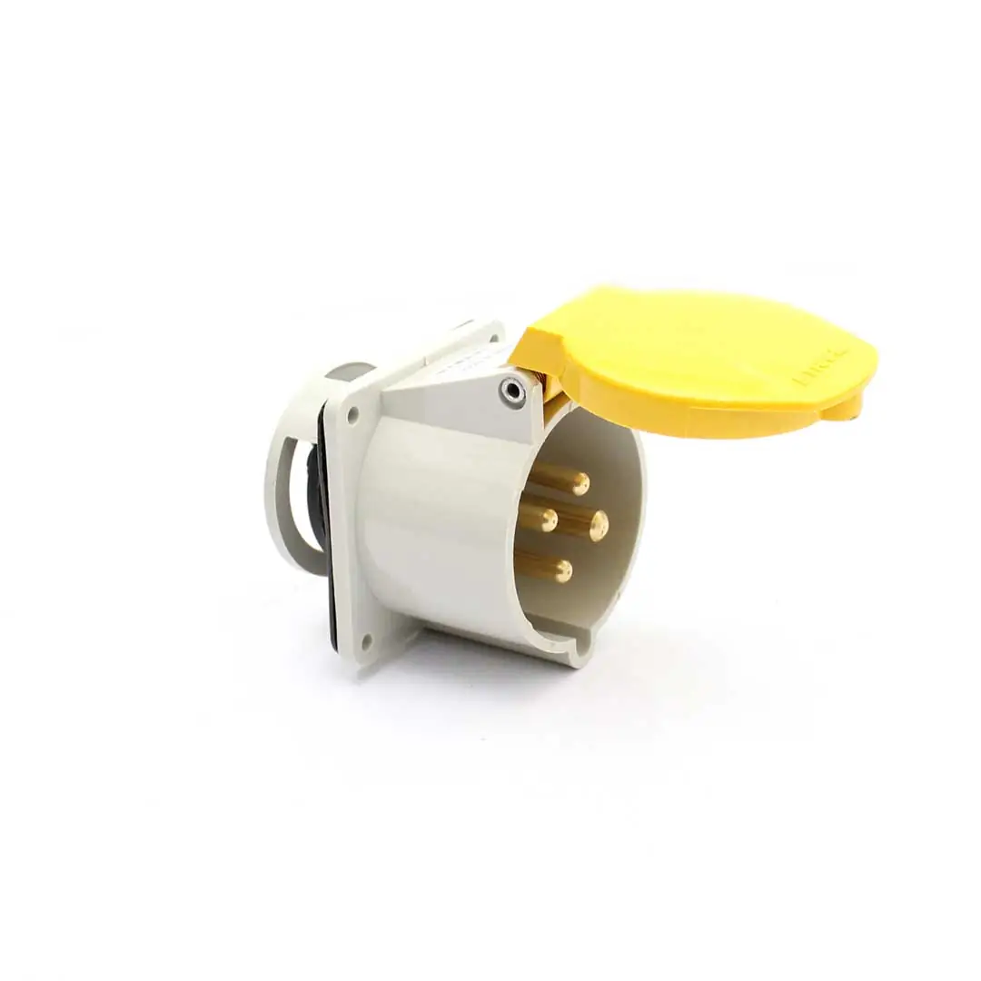 Tomada De Embutir Negativa 3p+t 16a 110/130v Strahl N-4044