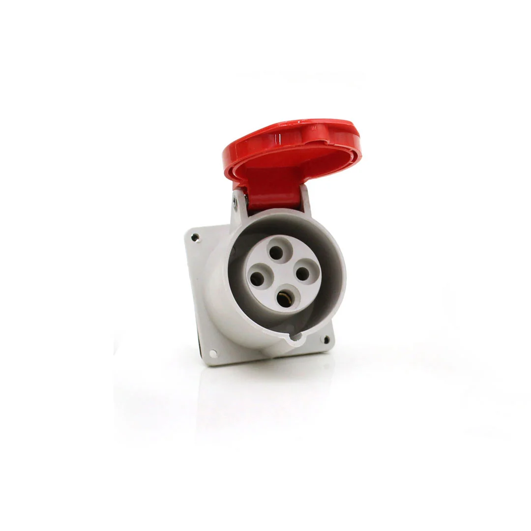 Tomada Industrial Embutir 3p+t 32a 380/440v Strahl - 4246/bc