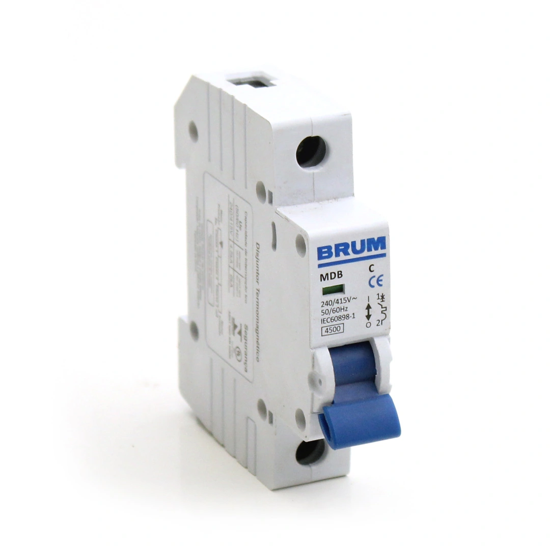 Mini Disjuntor Unipolar Padrão Din 4ka Curva C - Brum 16a