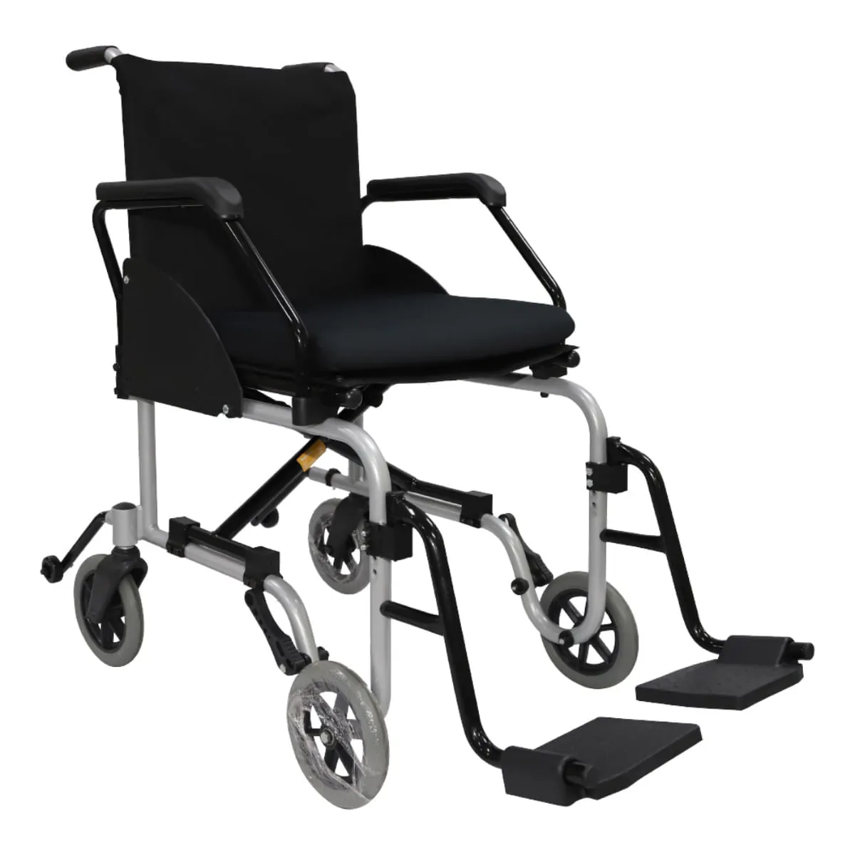 Cadeira de Rodas Taipu Compacta Jaguaribe com Anti-Tombo e Protetor de Roupas