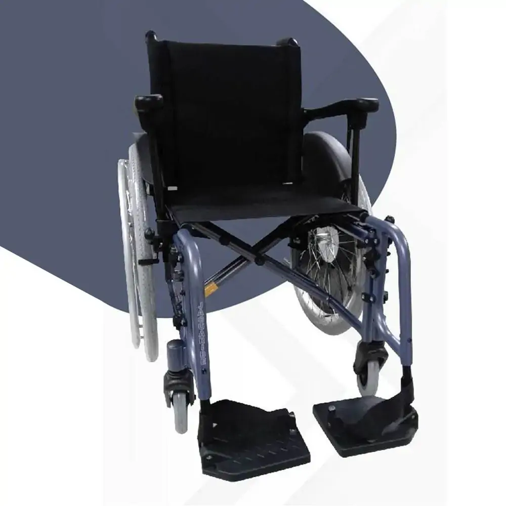 Cadeira de Rodas Jaguaribe Agile - 44cm - Azul Celeste - Agile Celeste
