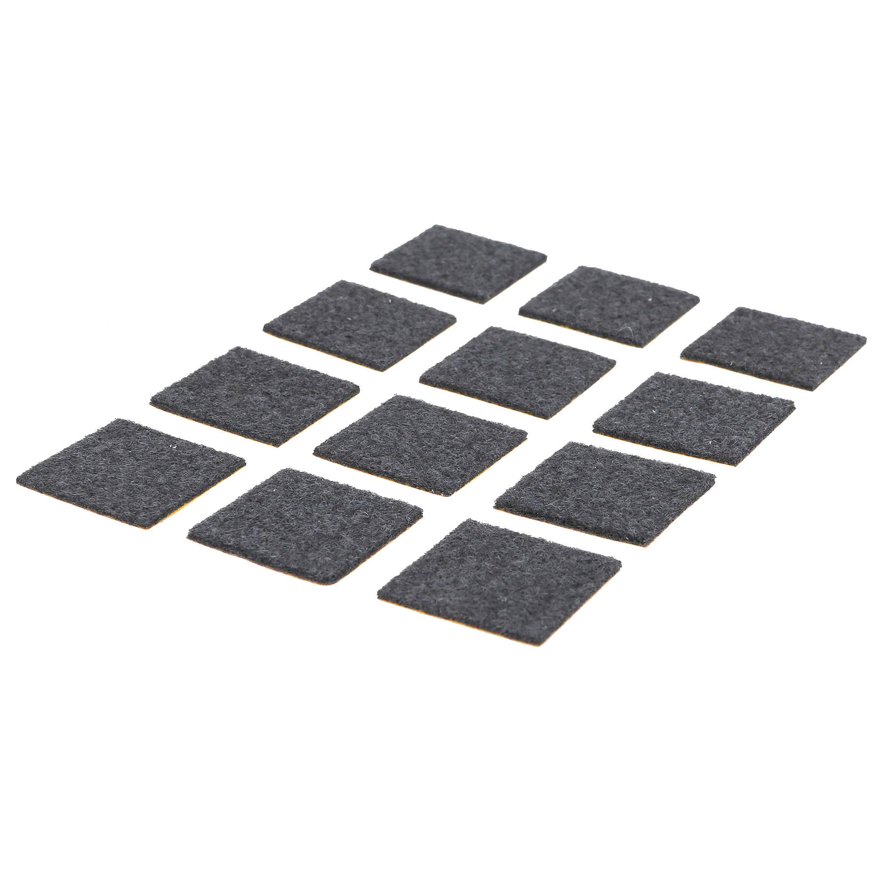 Feltro Protetor Quadrado Cinza 30x30mm Better s 12 peças