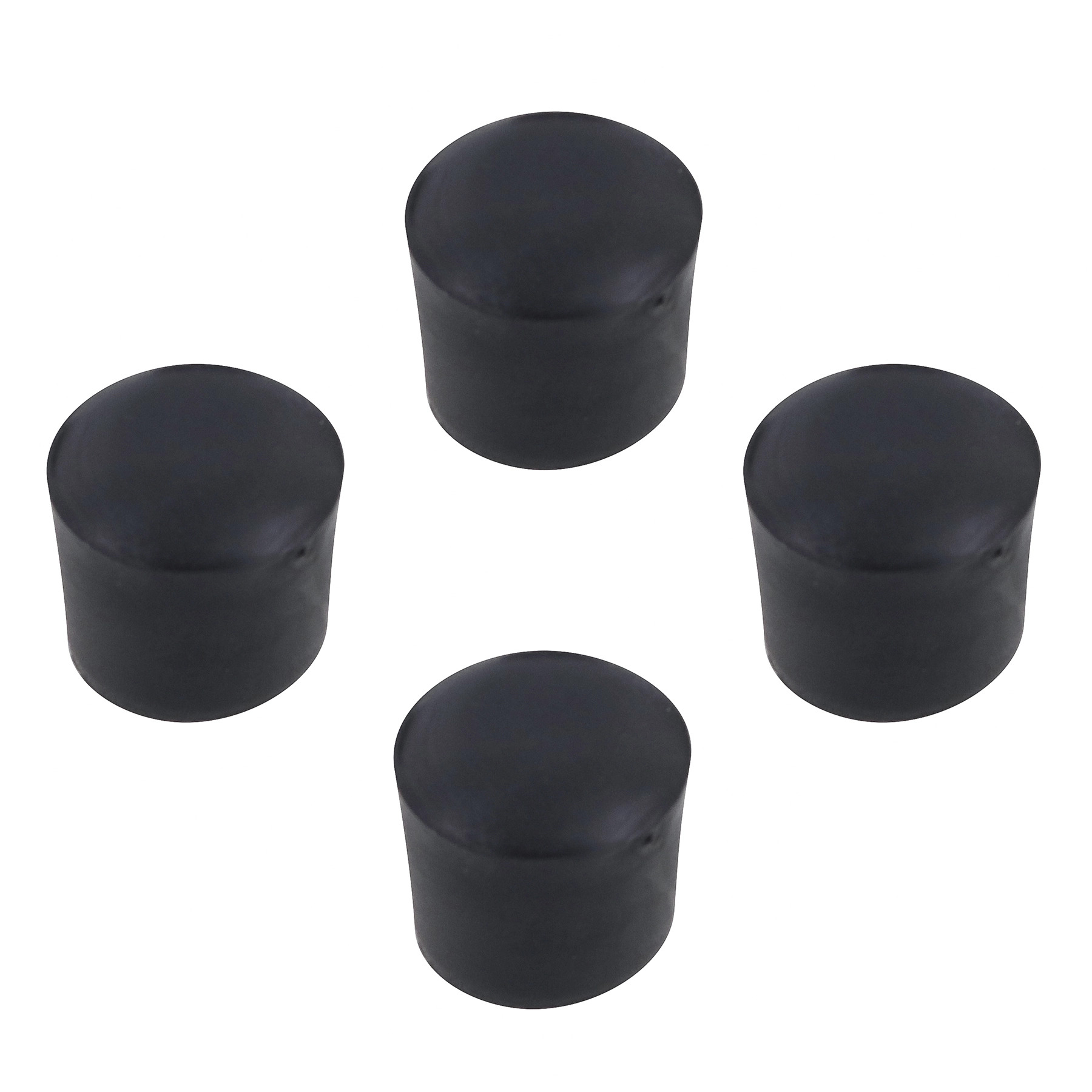 Ponteira para Móveis Redonda PVC 19,05mm Preta Brick House