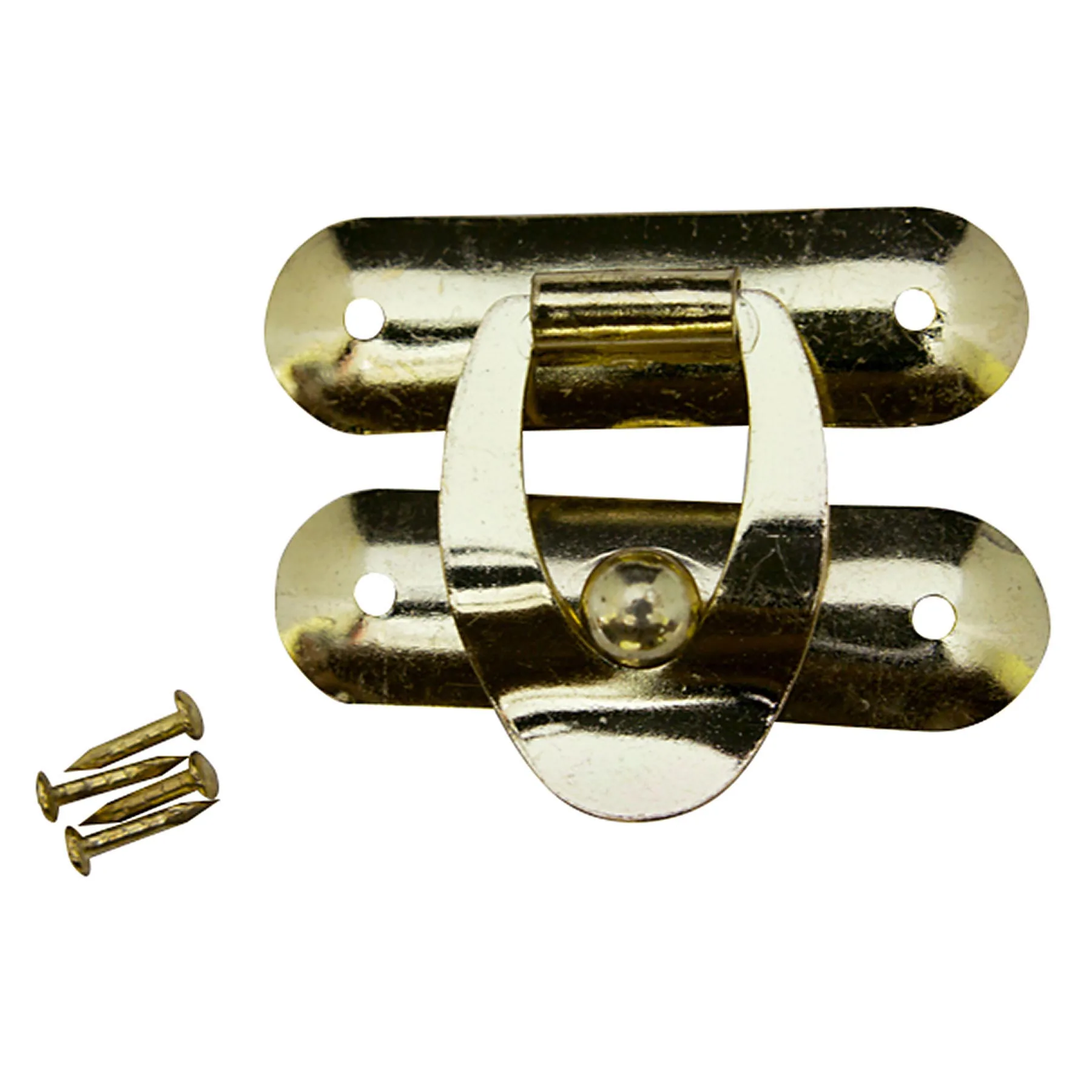 Fecho para Artesanato Simples Aço Ouro Velho Dourado 42x34mm Brick House