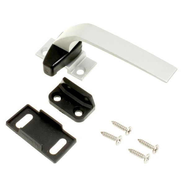 Trava Sobrepor Alumínio Fosco 32x15mm 1 peça