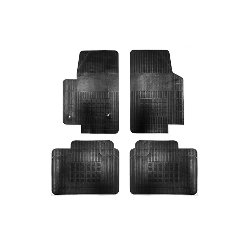 Jogo de Tapete VOLKSWAGEN VIRTUS Preto 4 Peças - CAR FLOOR G0230