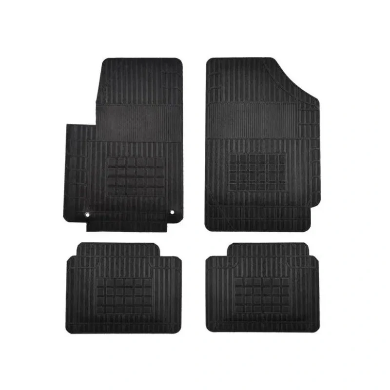 Jogo de Tapete VOLKSWAGEN AMAROK Borracha Preto 4 Peças - CAR FLOOR G0190