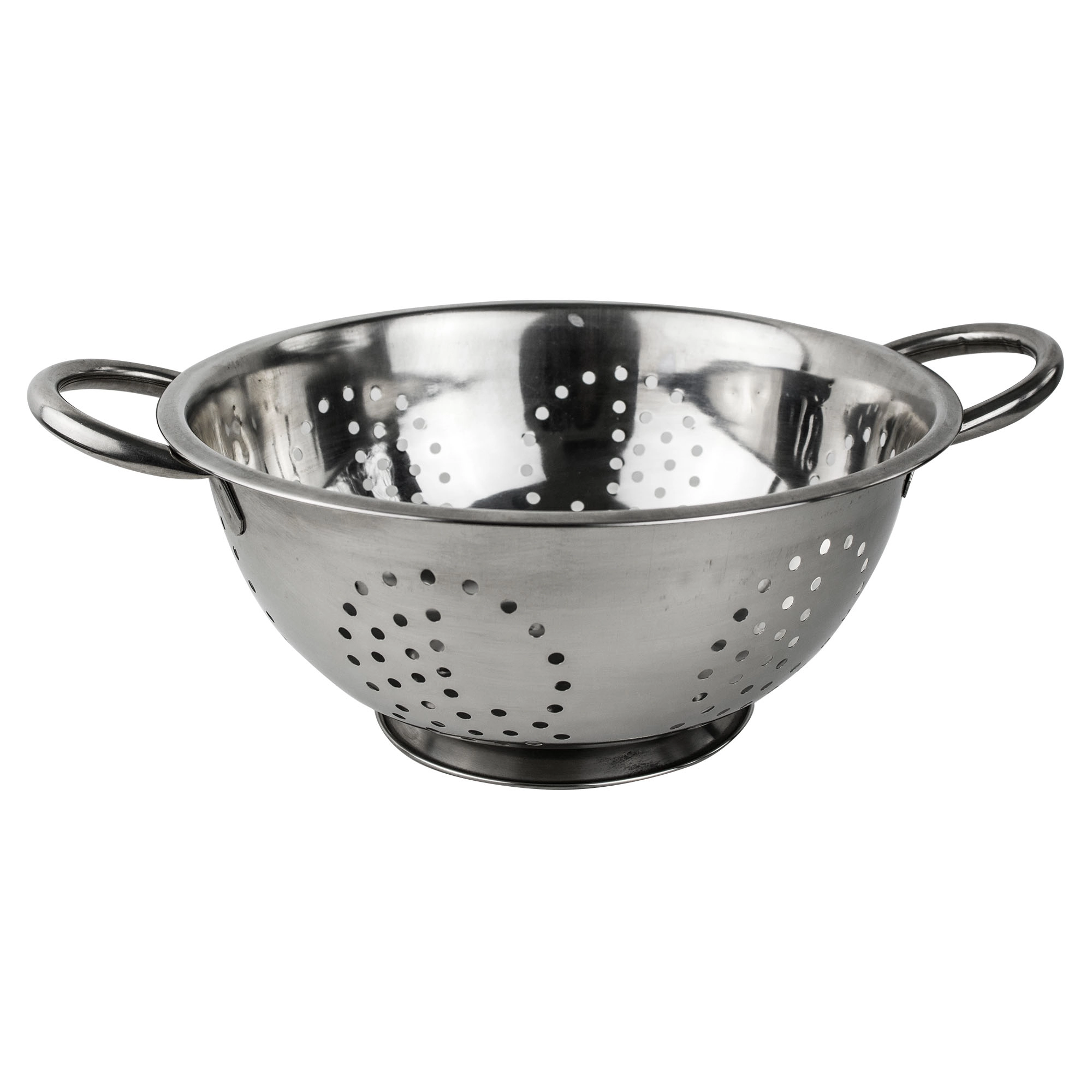 Escorredor De Massas Macarrão Em Inox Com Alça 24 Cm