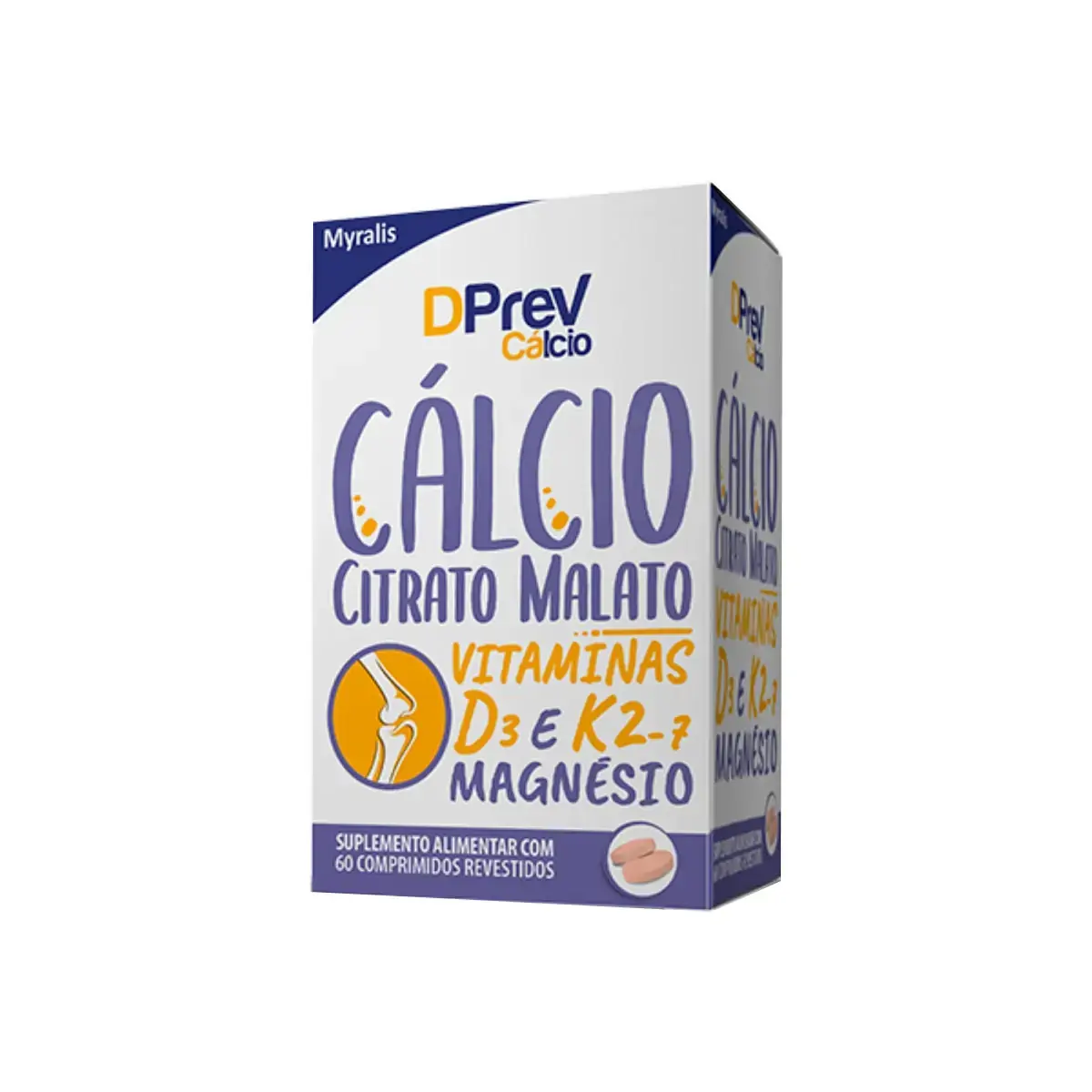 Suplemento Dprev Cálcio 60 Comprimidos