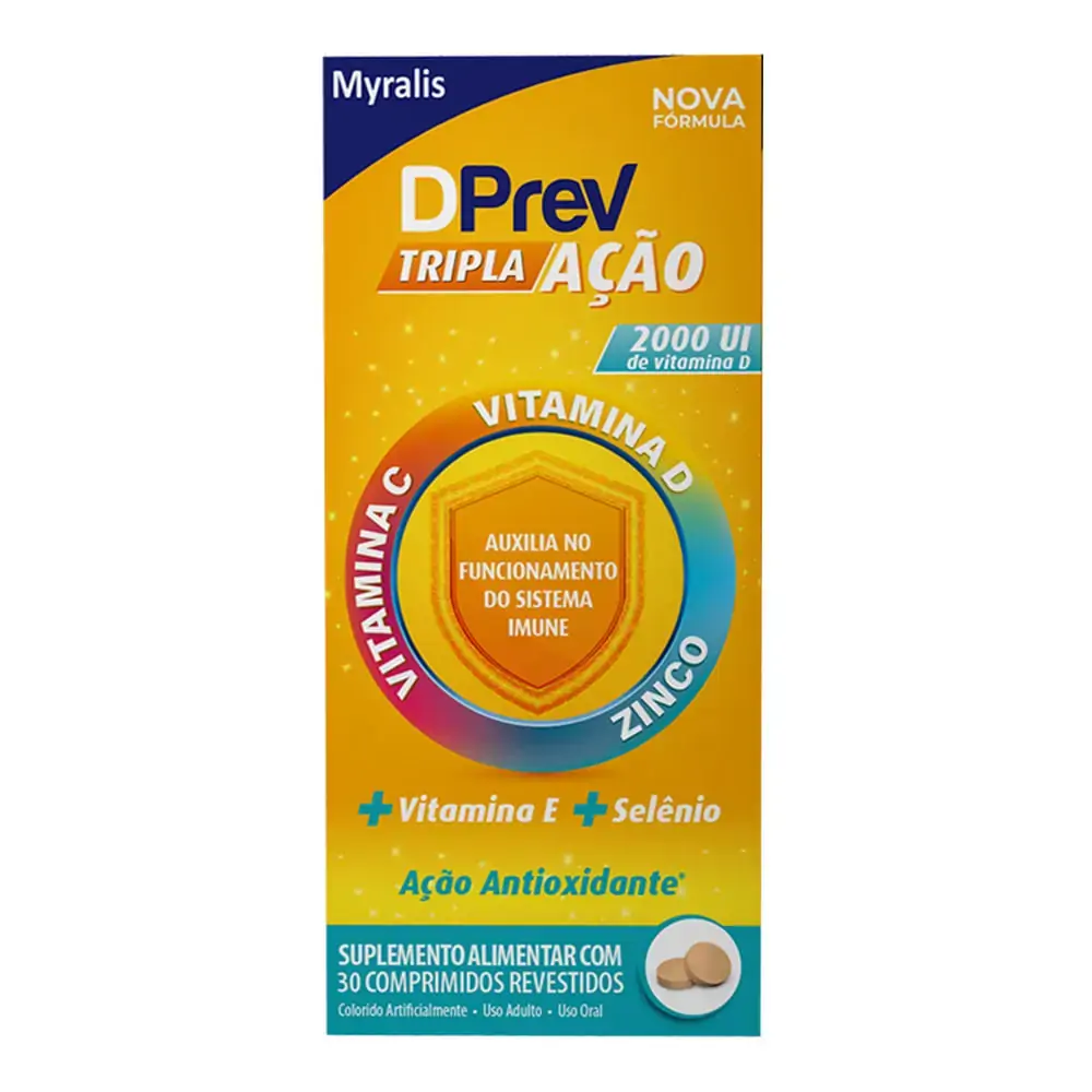 Suplemento Alimentar Dprev Tripla Ação 30 comprimidos