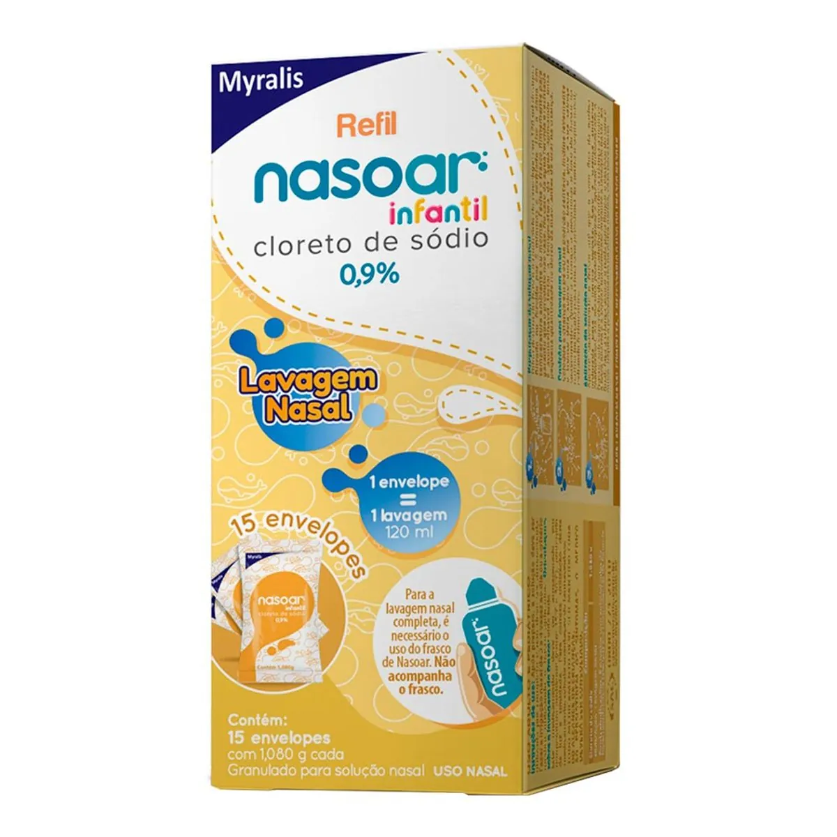 Nasoar Infantil 1,08g Sol Cx 15 Env