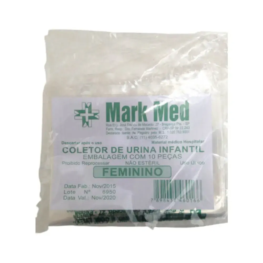 Coletor De Urina Infantil Mark Med