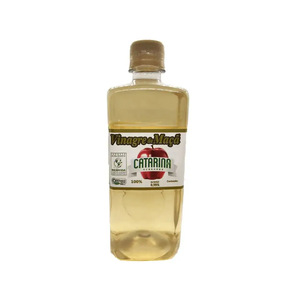Vinagre De Maçã Org. 600ml Geral Loja Alimentos