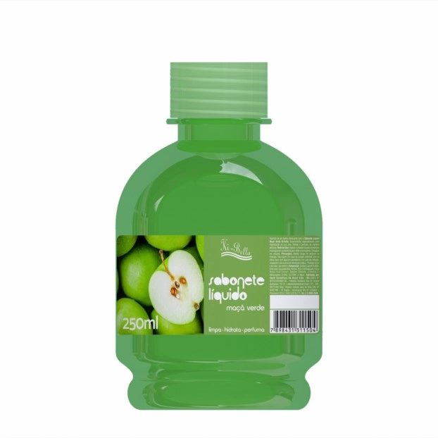 Sabonete Liquido Ki Bella 250ml Maca Verde