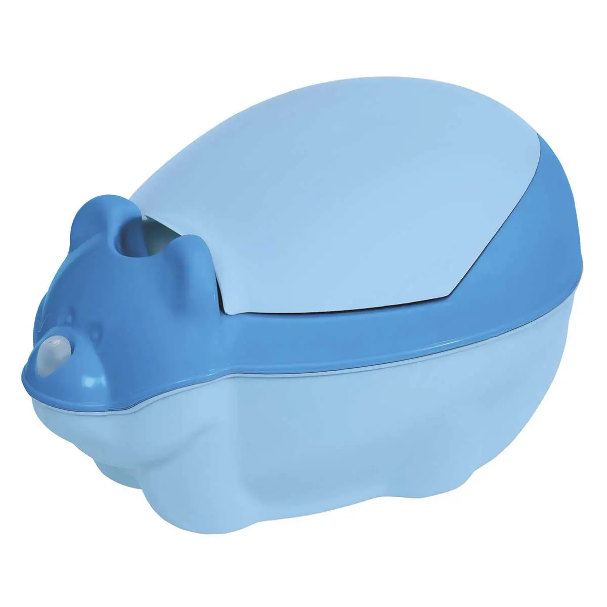 Troninho Infantil Musical Azul Bebê