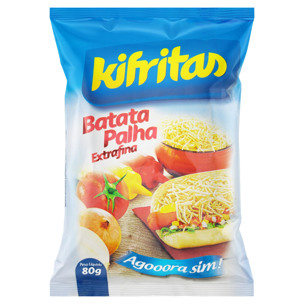 Batata Palha Extrafina Kifritas Pacote 70g