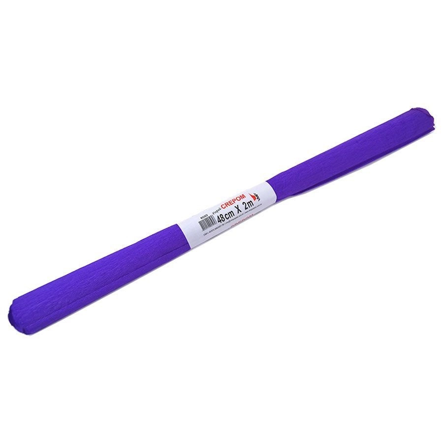 Papel Crepon 48cmx2m Roxo 0080 Novaprint