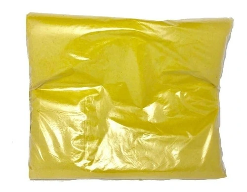 Saco De Lixo 60 Litros Amarelo Com 100 Unidades Resistente Amarelo