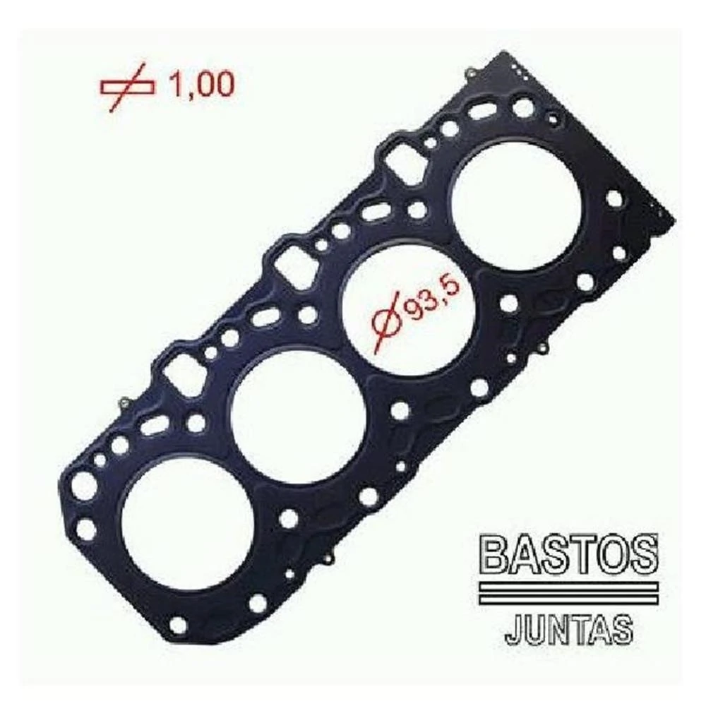 Junta do Cabeçote (1.00mm) TOYOTA HILUX Metal - BASTOS JUNTAS 1515155ML3