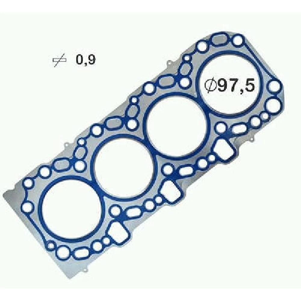 Junta do Cabeçote (0.90mm) TOYOTA HILUX/LAND CRUISER Metal - BASTOS JUNTAS 1515157ML2