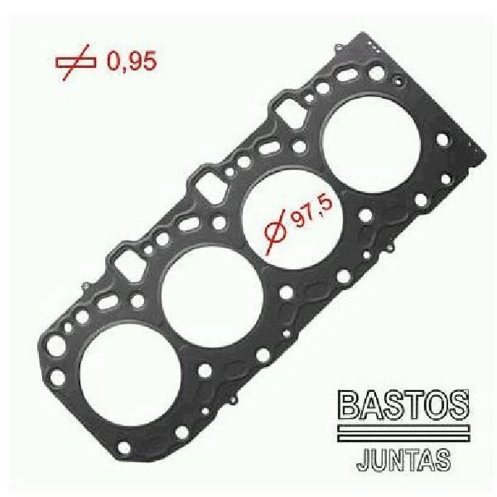 Junta do Cabeçote (0.95mm) TOYOTA HILUX/LAND CRUISER Metal - BASTOS JUNTAS 1515157ML3