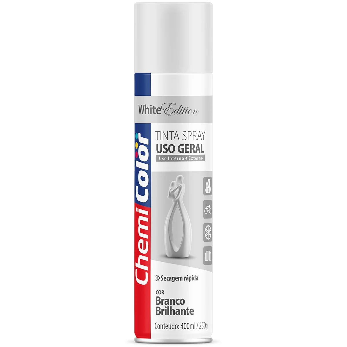Spray Chemicolor Branco Brilhante