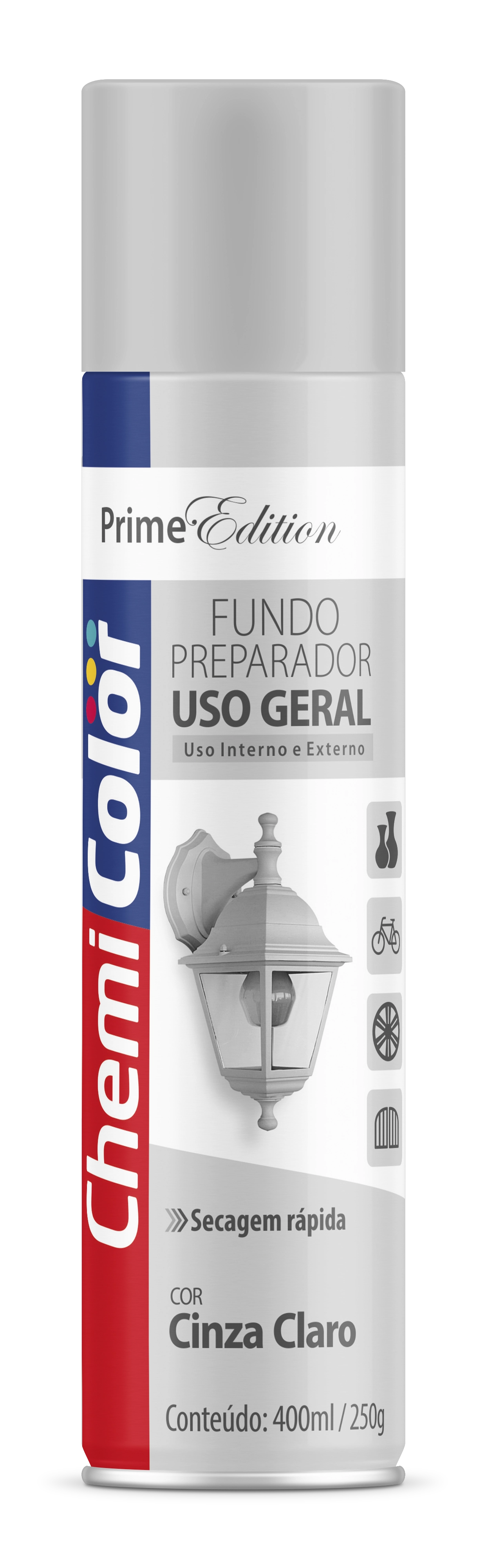 Chemicolor Spray 400ml Cinza Claro Fundo
