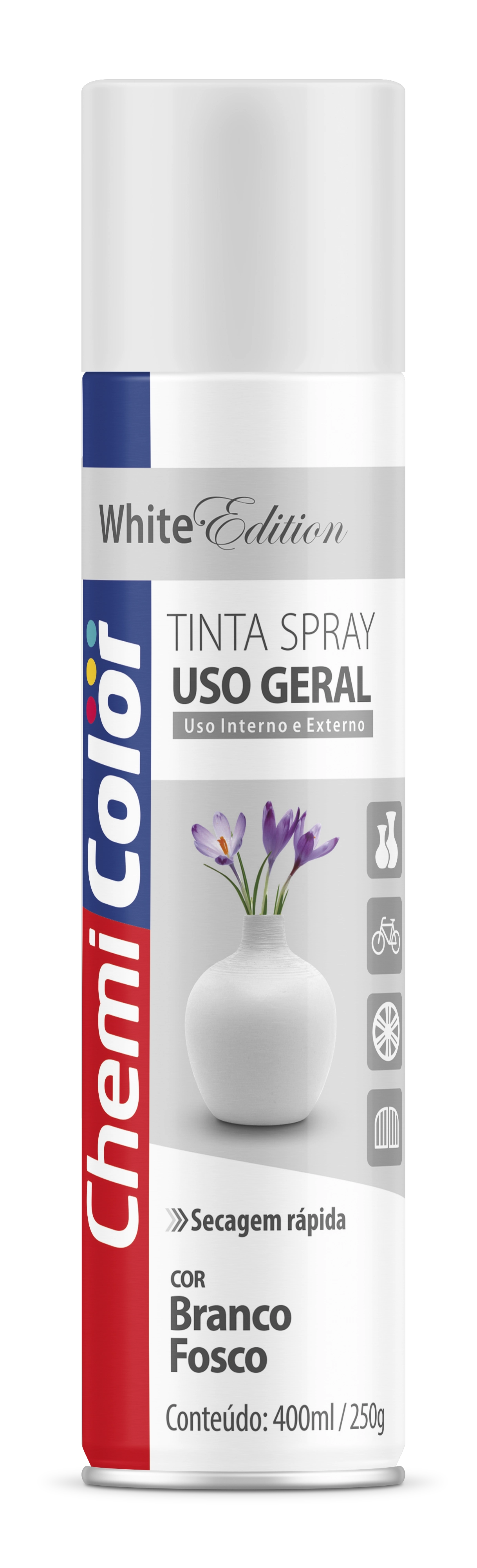 Spray Chemicolor Branco Fosco