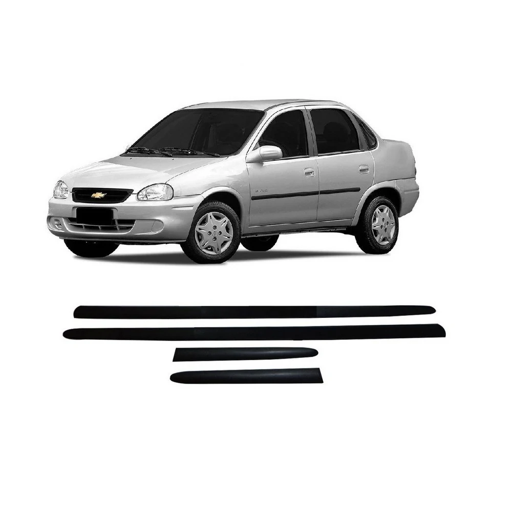 Jogo de Friso Lateral CHEVROLET - GM CLASSIC/CORSA 4 Portas - SANFIL 4013