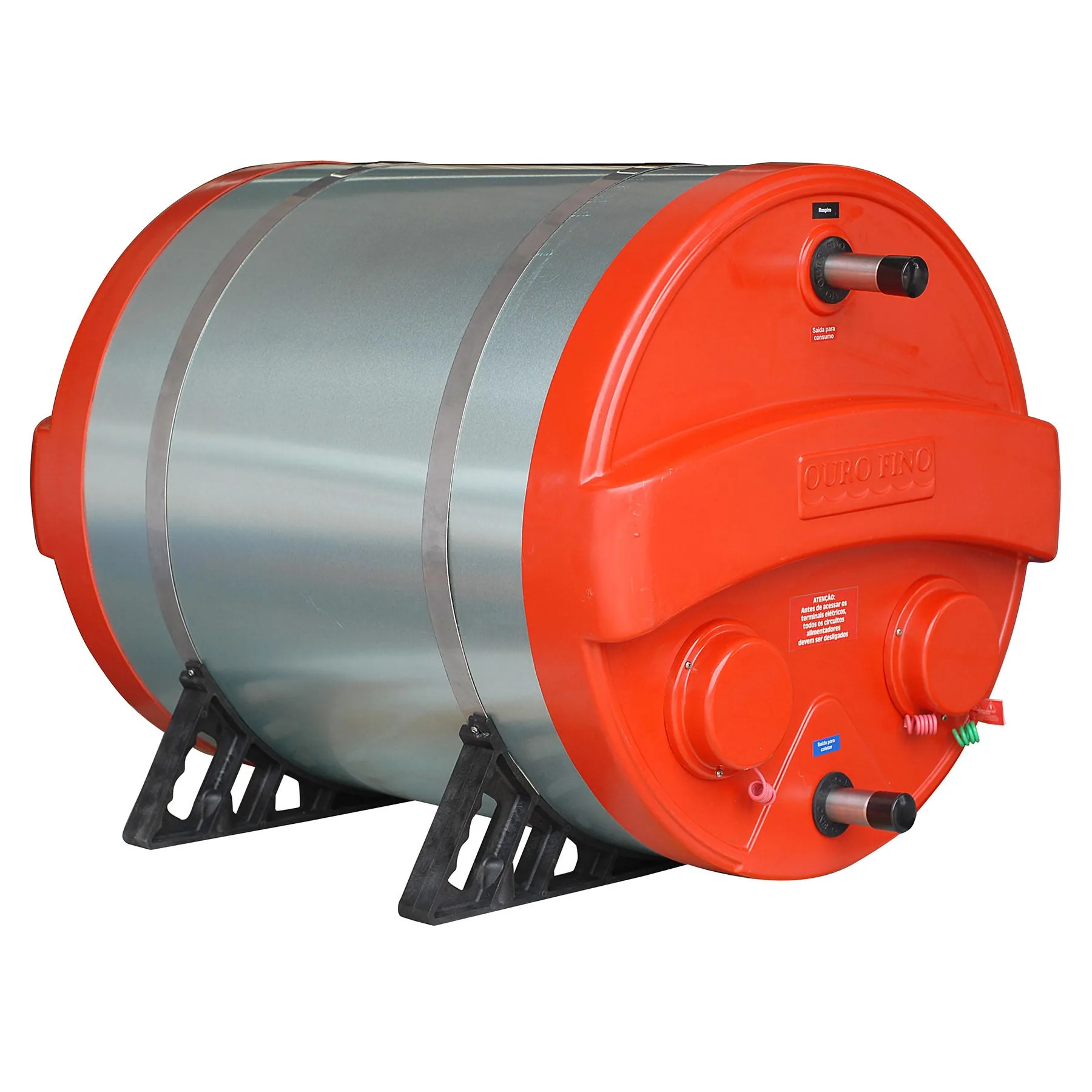 Boiler Solar Baixa Pressão Desnível 200L Titan Inox Ouro Fino